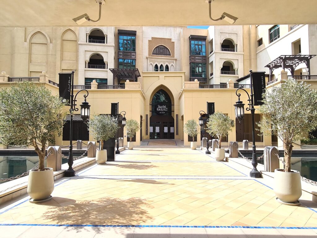 Exterior landscaping for SOUK AL BAHAR