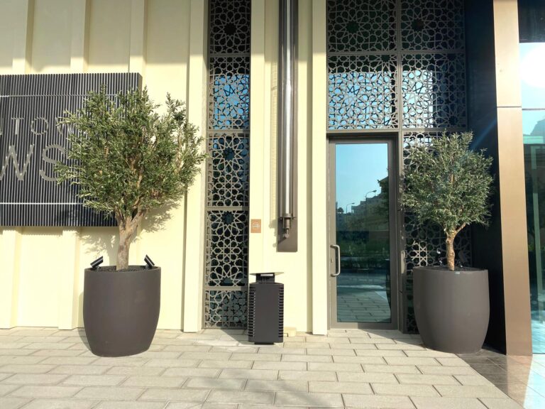 Outdoor landscaping for Downtown Views in Dubai